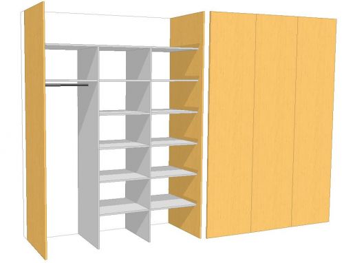 Neįmontuojama į nišą