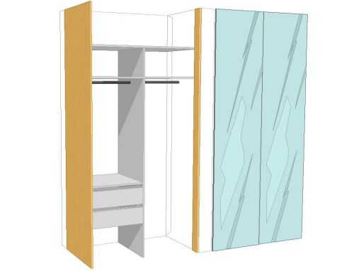 Dalinai įmontuojama į nišą